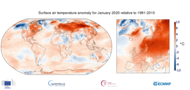 Gennaio 2020 è stato il più caldo di sempre, battuto il record del 2016