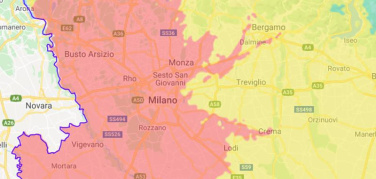 Coronavirus e qualità dell’aria. In Veneto Pm10 vicini ai 100 µg/m3, in Lombardia si tocca quota 50 e pessime le previsioni per il Piemonte