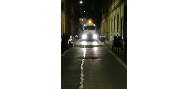 Coronavirus Torino. Prosegue l’attività di lavaggio e igienizzazione delle strade cittadine da parte dell’Amiat