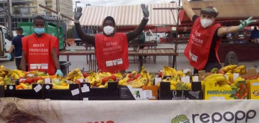 RePoPP, a Porta Palazzo la distribuzione delle eccedenze alimentari vince la prova del distanziamento sociale | VIDEO