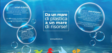 Al via la campagna di comunicazione 'Da un mare di plastica a un mare di risorse'