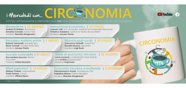 Circonomìa 2020 continua con i Circonomìa Caffè: da mercoledì 24 giugno 8 appuntamenti per parlare di economia circolare