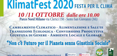 KlimatFest 2020: al Parco Nord Milano si parla di emergenza climatica