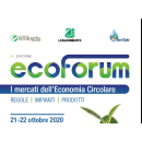Immagine: 21-22 ottobre. VII edizione EcoForum diventa talk show on line per parlare dei mercati dell'economia circolare
