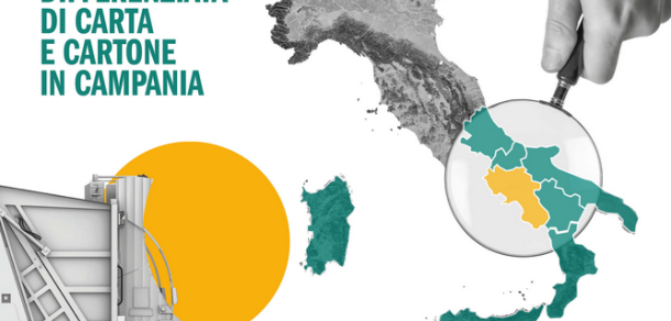 In Campania avviate a riciclo oltre 200 mila tonnellate di carta e cartone nel 2019