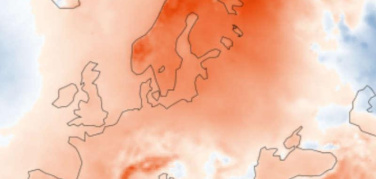 ‘In autunno le temperature europee sono state 1,9°C al di sopra del periodo di riferimento standard’
