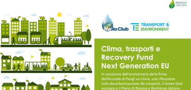 Webinar online, 11 dicembre: 'Clima, trasporti e Recovery Fund Next Generation EU'