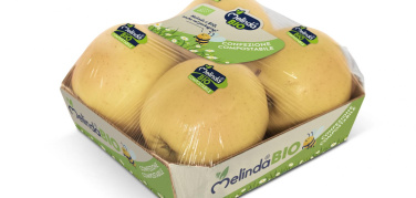 Imballaggio totalmente compostabile per la linea di mele bio Melinda grazie alla partnership con Novamont